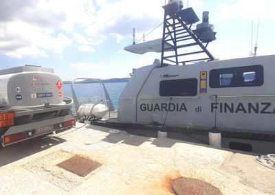 Ανεφοδιασμός σκαφών της FRONTEX